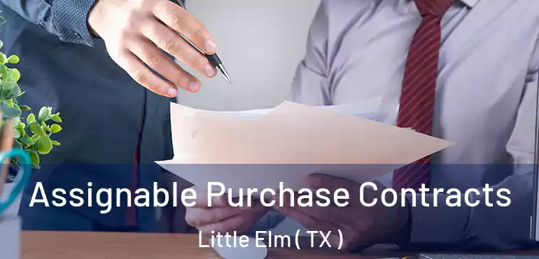  Assignable Purchase Contracts Little Elm ( TX )