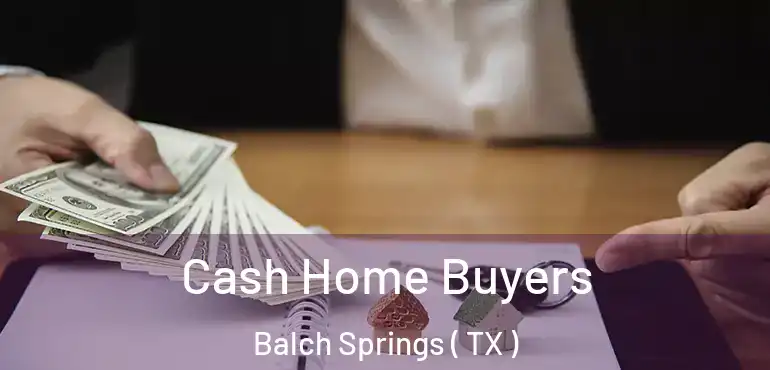  Cash Home Buyers Balch Springs ( TX )
