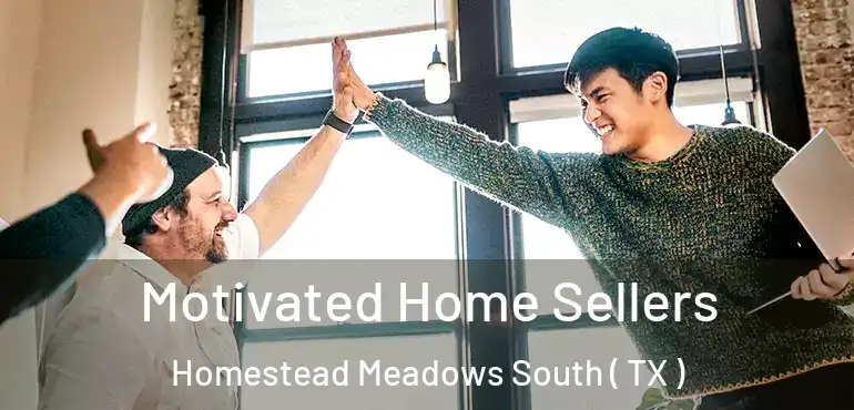  Motivated Home Sellers Homestead Meadows South ( TX )
