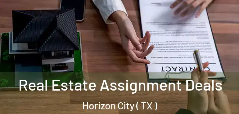  Real Estate Assignment Deals Horizon City ( TX )
