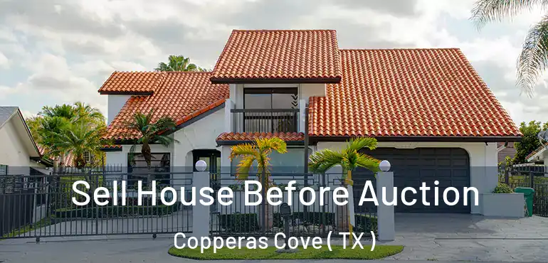 Sell House Before Auction Copperas Cove ( TX )