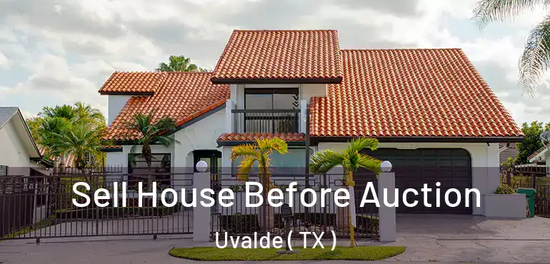  Sell House Before Auction Uvalde ( TX )