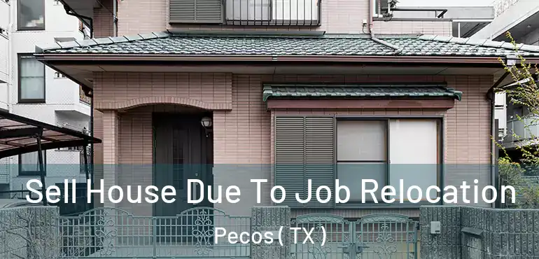  Sell House Due To Job Relocation Pecos ( TX )