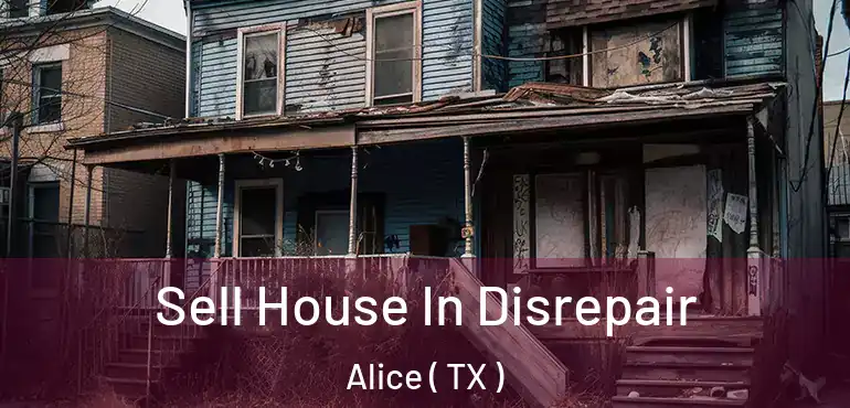  Sell House In Disrepair Alice ( TX )