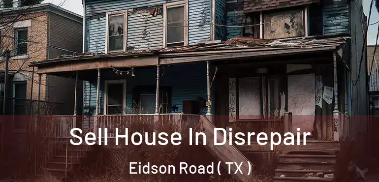  Sell House In Disrepair Eidson Road ( TX )