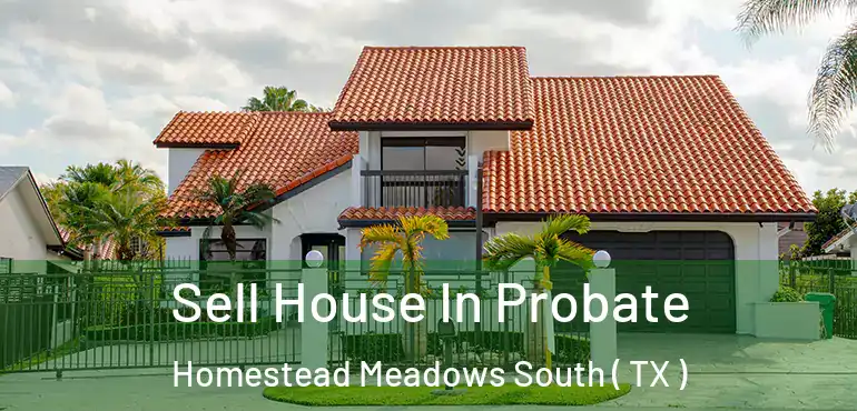  Sell House In Probate Homestead Meadows South ( TX )