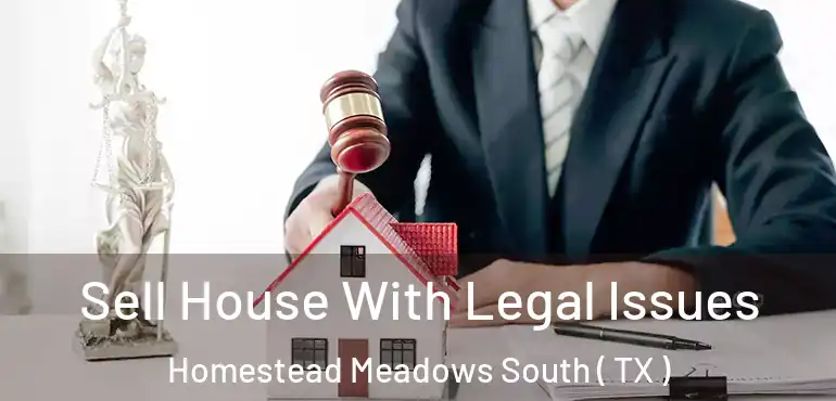 Sell House With Legal Issues Homestead Meadows South ( TX )
