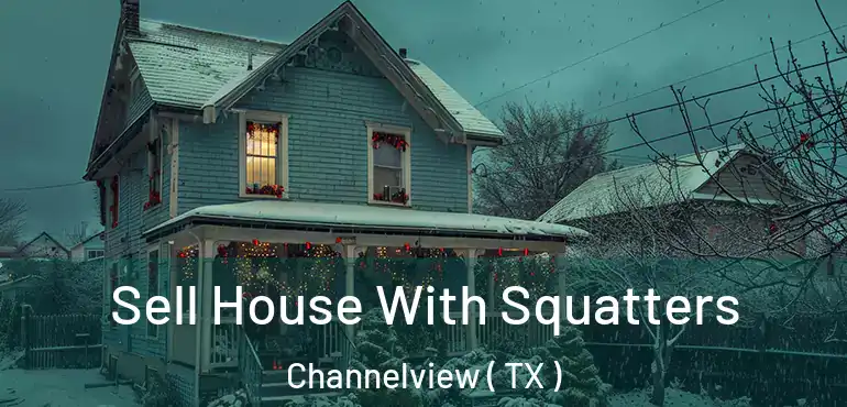  Sell House With Squatters Channelview ( TX )