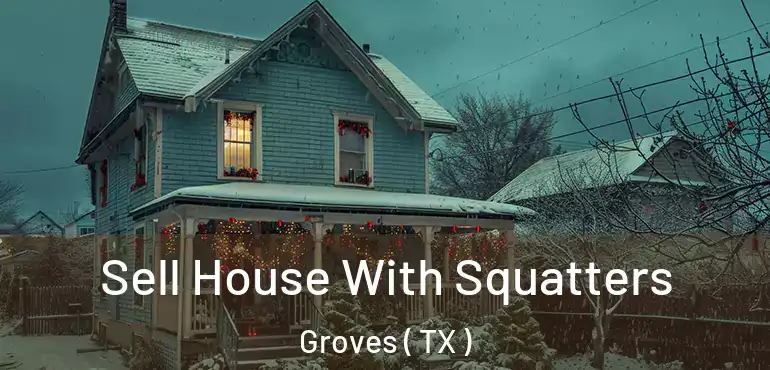  Sell House With Squatters Groves ( TX )