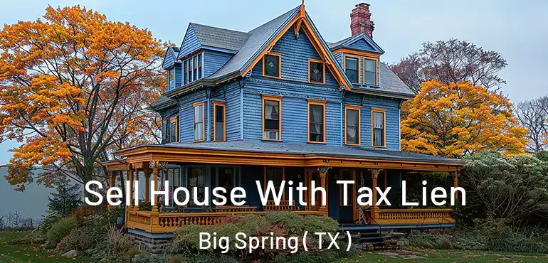  Sell House With Tax Lien Big Spring ( TX )