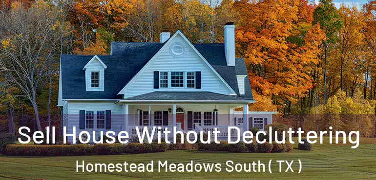  Sell House Without Decluttering Homestead Meadows South ( TX )