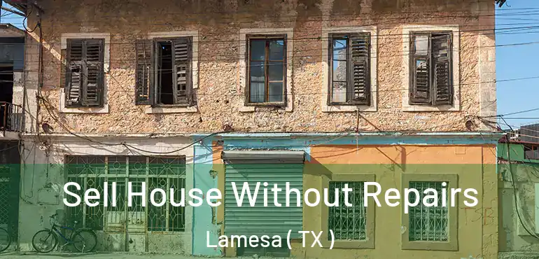  Sell House Without Repairs Lamesa ( TX )