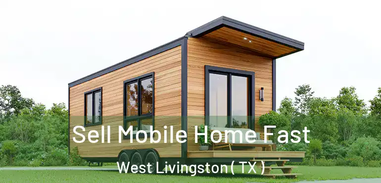  Sell Mobile Home Fast West Livingston ( TX )