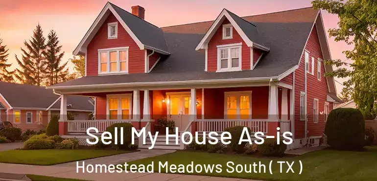  Sell My House As-is Homestead Meadows South ( TX )