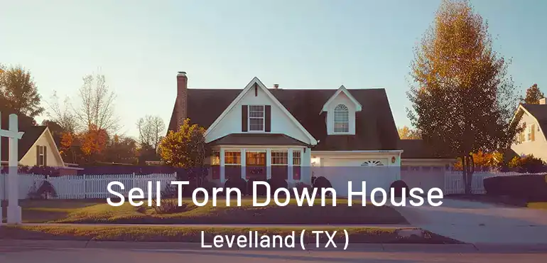  Sell Torn Down House Levelland ( TX )