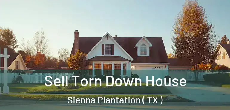  Sell Torn Down House Sienna Plantation ( TX )
