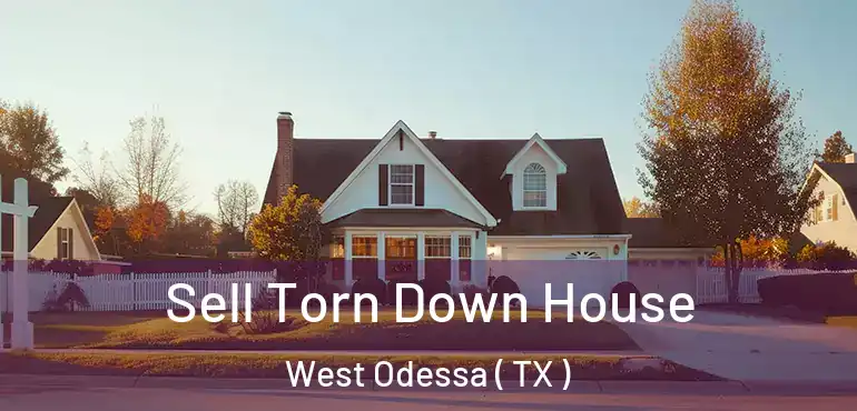  Sell Torn Down House West Odessa ( TX )