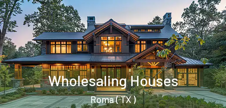  Wholesaling Houses Roma ( TX )